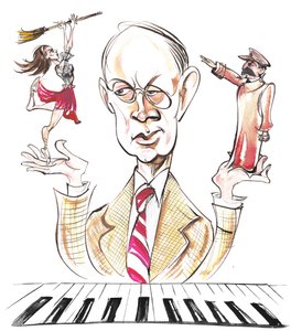 Sergey Prokofiev - karikatür by Neale Osborne